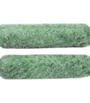 Dunn-Edwards Emerald 6 1/2 in. x 1/2 in. Knitted Polyester, Nylon & Acrylic Blend Mini Roller Cover (2-Pack)